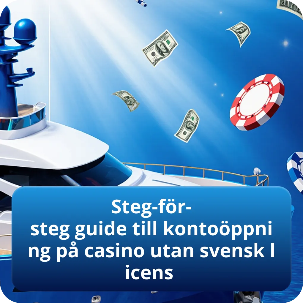 Steg-för-steg guide till kontoöppning på casino utan svensk licens