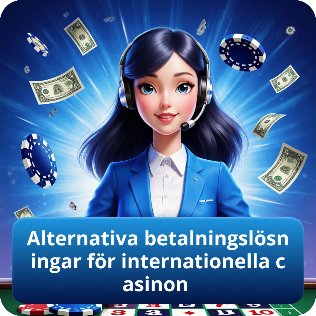 Alternativa betalningslösningar för internationella casinon