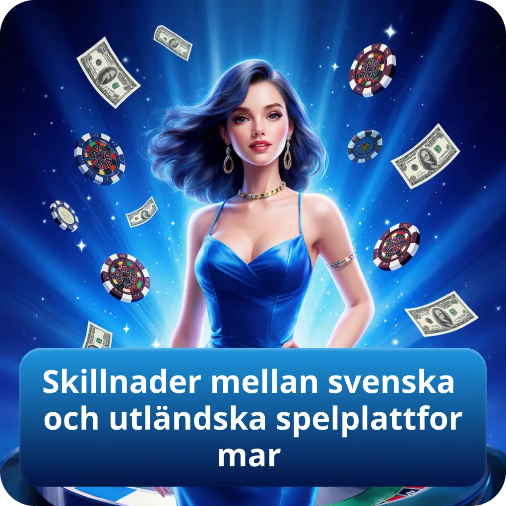 Skillnader mellan svenska och utländska spelplattformar