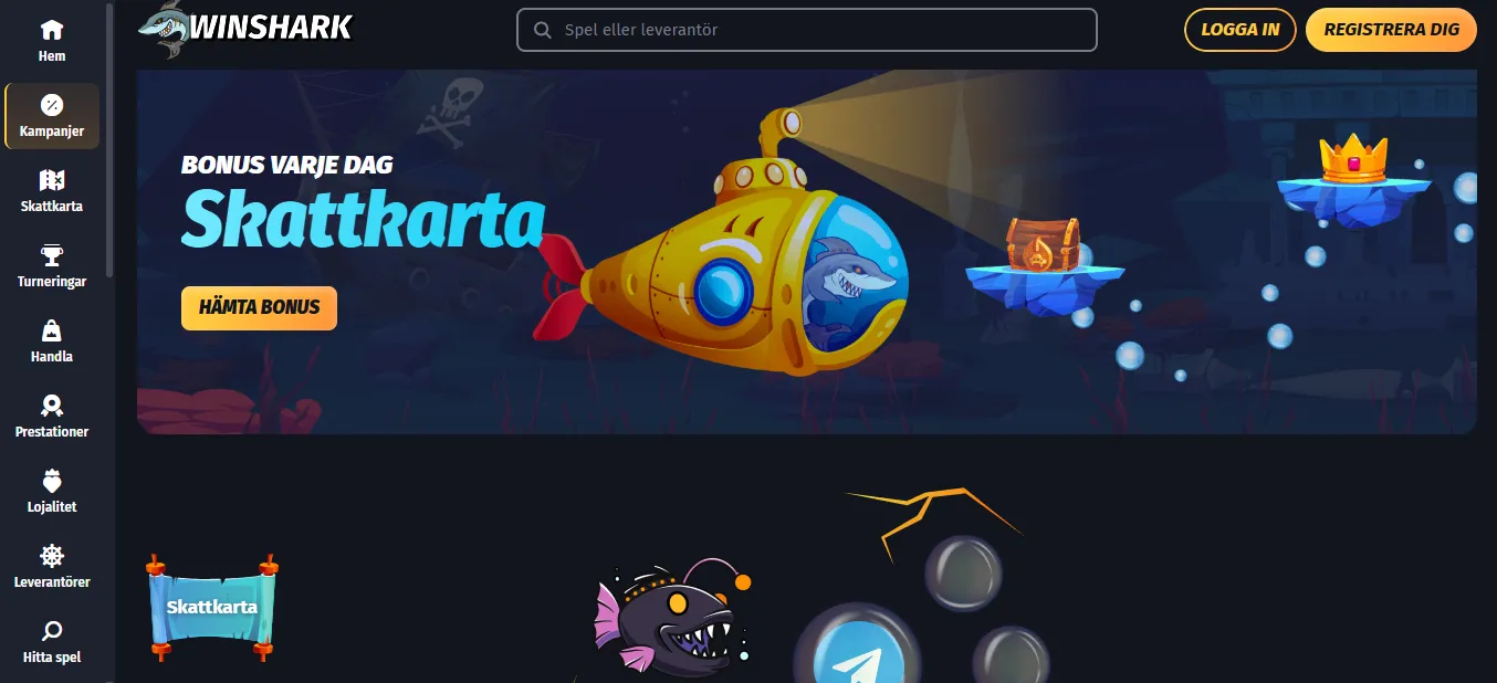 Topplista över online casino utan svensk licens free spins